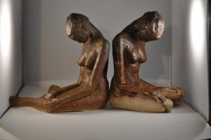 handmade ceramic female figurines for sale